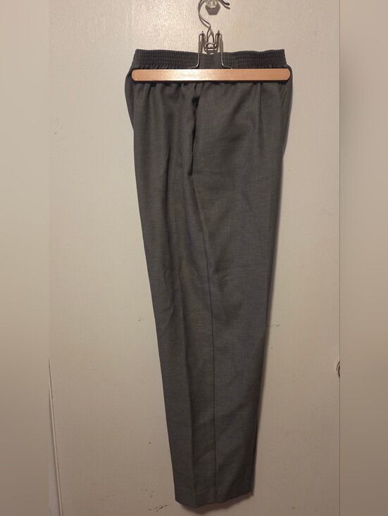 Alfred Dunner Pants - Alfred Dunner Gray Straight-Leg Trousers